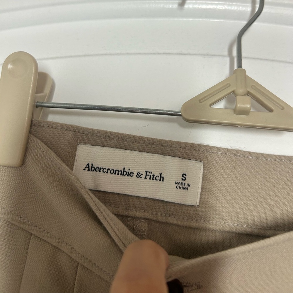 Abercrombie & Fitch Pleated Relaxed Trouser Pants Size S preppy chic preppy 90s - Picture 11 of 12